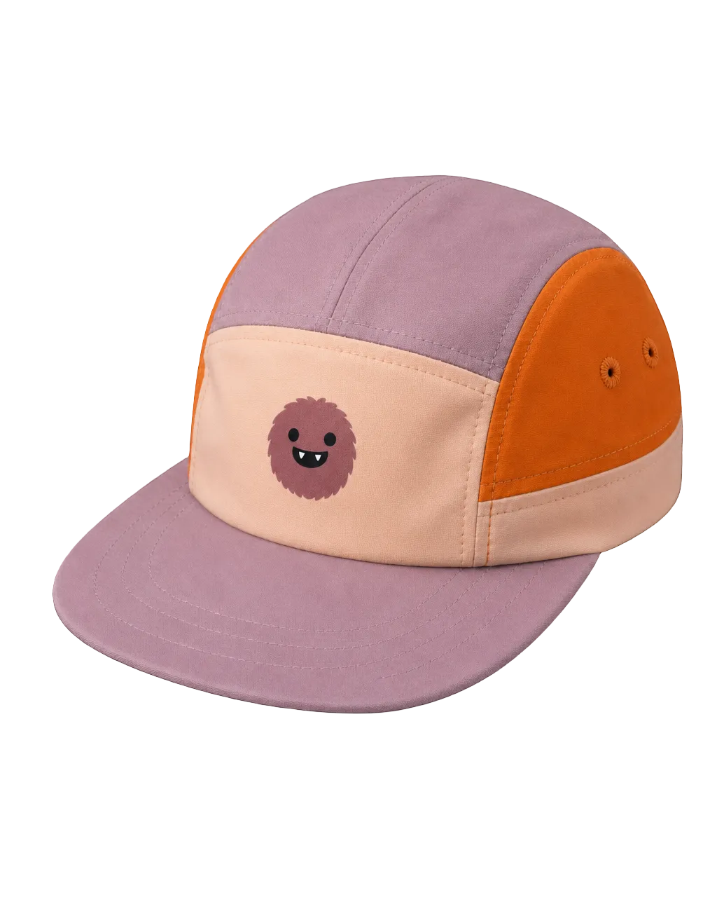 LM 5-Panel Hat in pink/orange